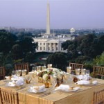 View of White House from Rooftop Restaurant